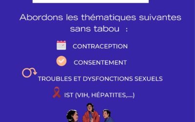 Semaine de la Santé sexuelle: deux journées pour s’informer et échanger